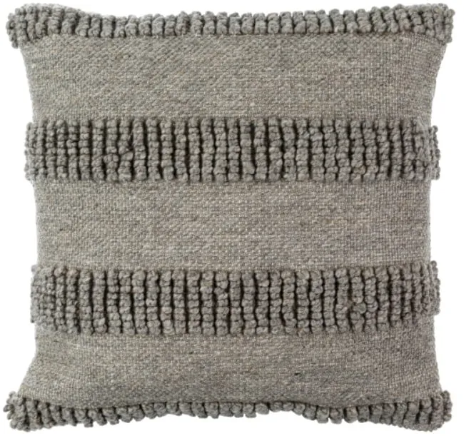 Textured Stone Outdoor Pillow 18"W X 18"H