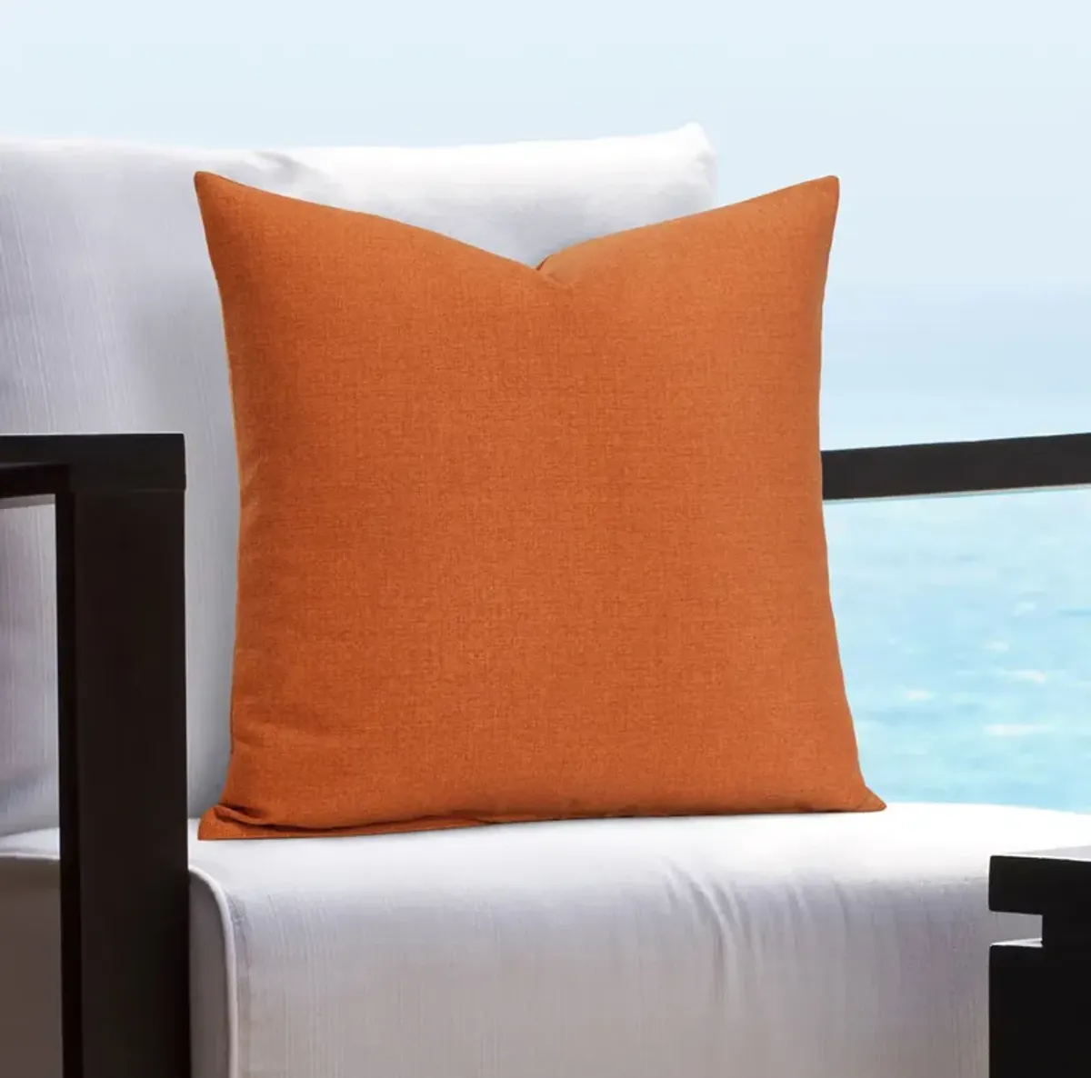 Batiste Mango Solarium Outdoor Pillow 16"W x 16"H