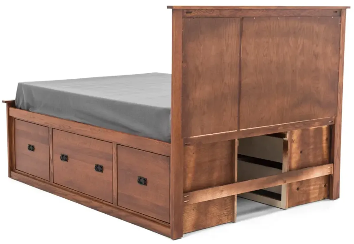 Witmer American Mission #80 Full Panel Storage Bed