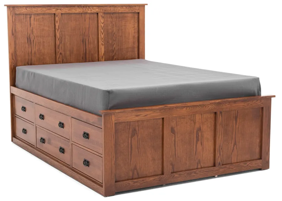 Witmer American Mission #80 Full Panel Storage Bed