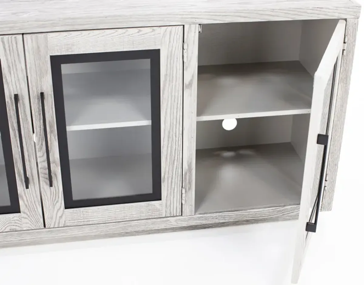 74" Paige Heather Grey Console