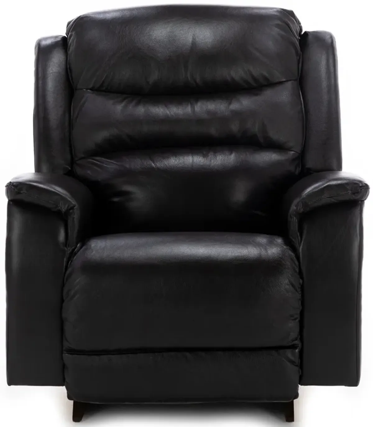 Troy Leather Power Headrest Rocker Recliner with Wireless Remote