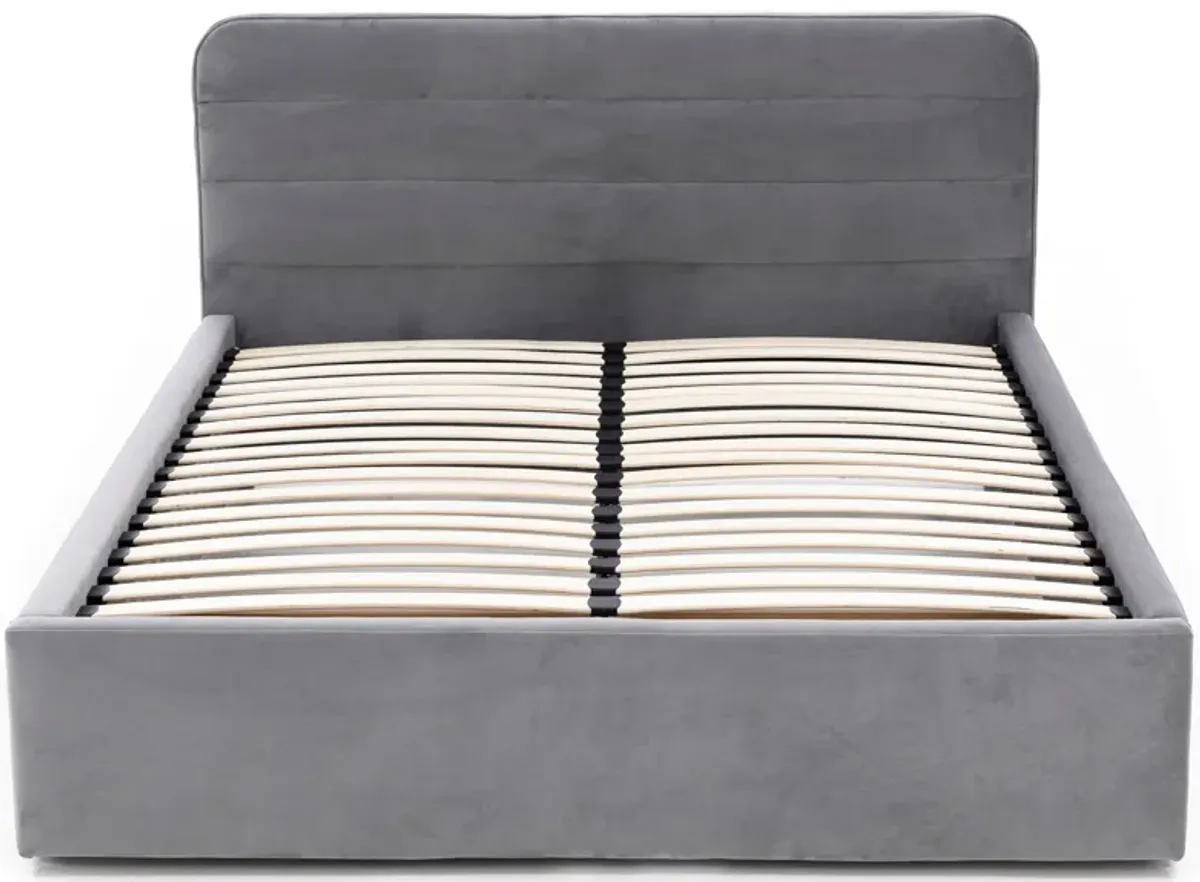 Modern 38" Queen Upholstered Storage Bed