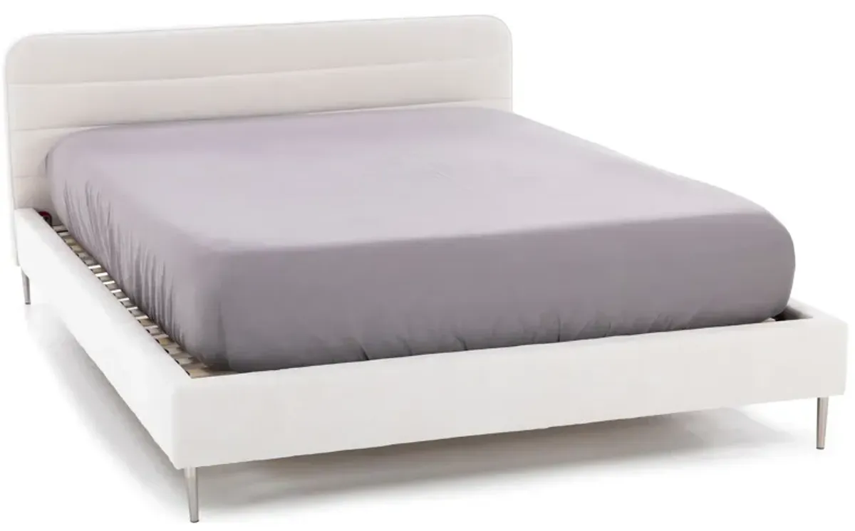 Modern 38" King Upholstered Bed