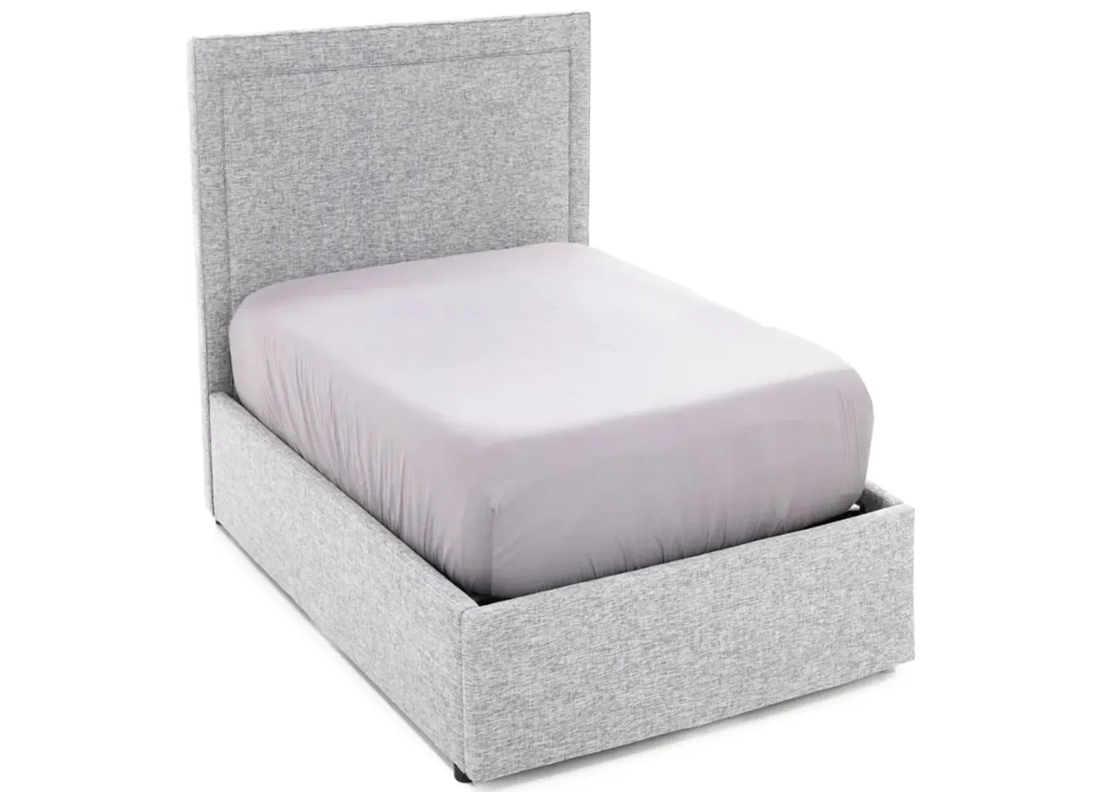 Classic 50" Twin Upholstered Storage Bed