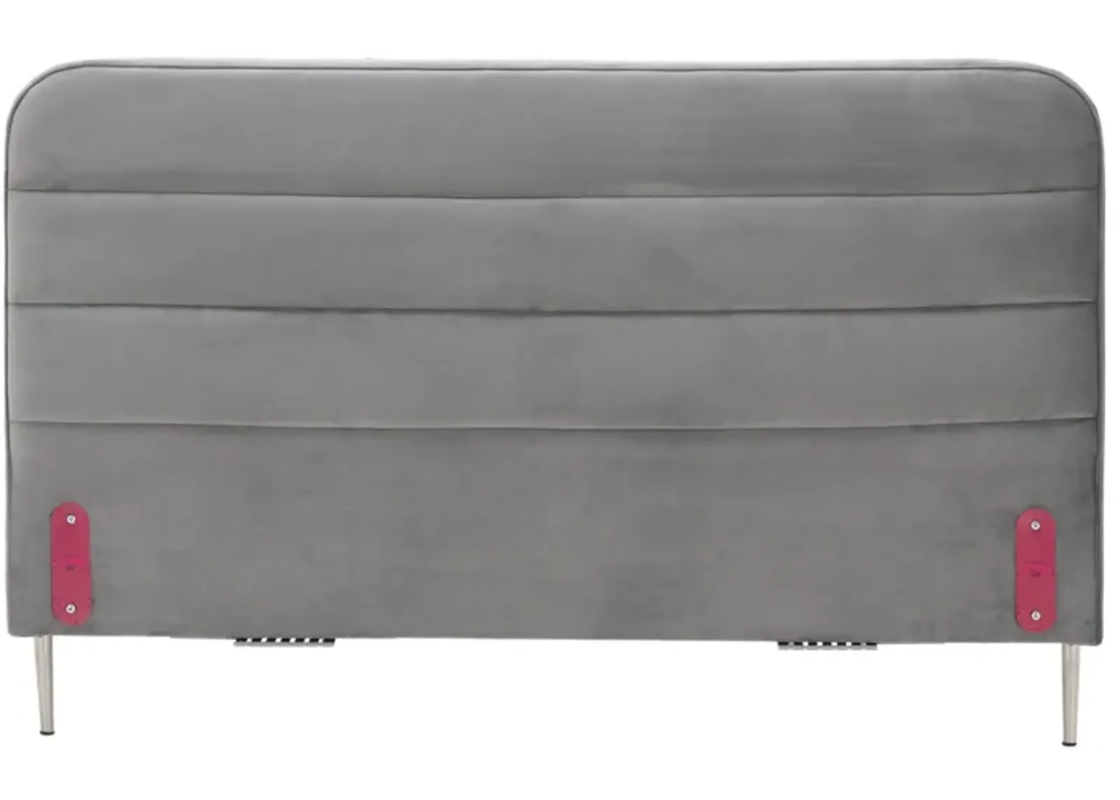 Full 38" Channel Round Upholstered Headboard