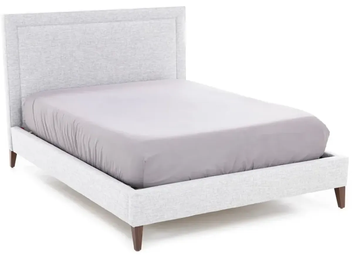 Classic 50" Full Upholstered Bed In Tech Pebble