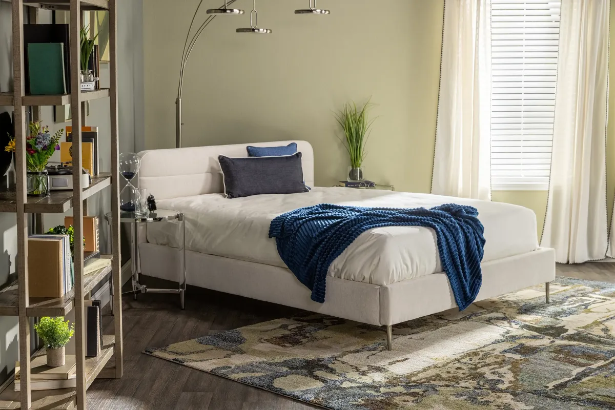 Modern 38" Queen Upholstered Bed