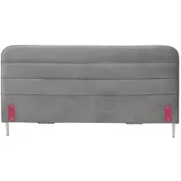 King 38" Channel Round Upholstered Headboard