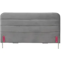 Queen 38" Channel Round Upholstered Headboard