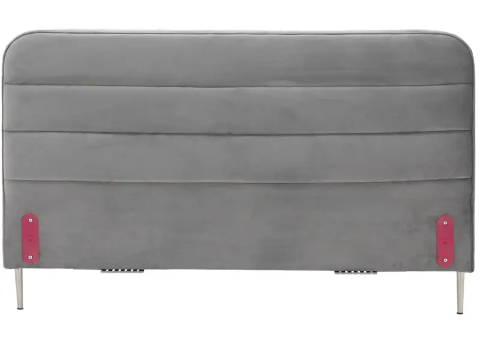 Queen 38" Channel Round Upholstered Headboard