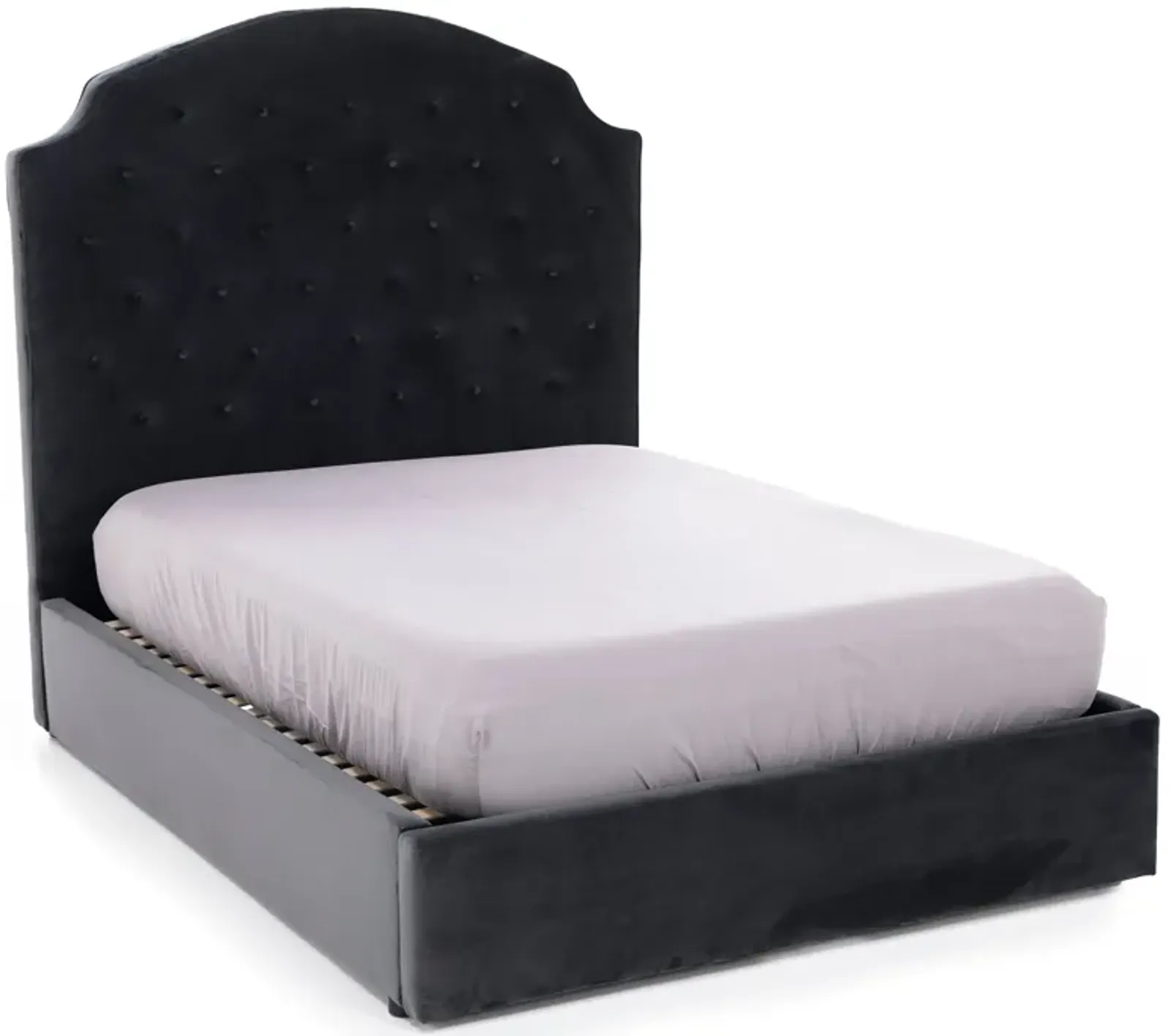 Luxe 70" Queen Upholstered Storage Bed