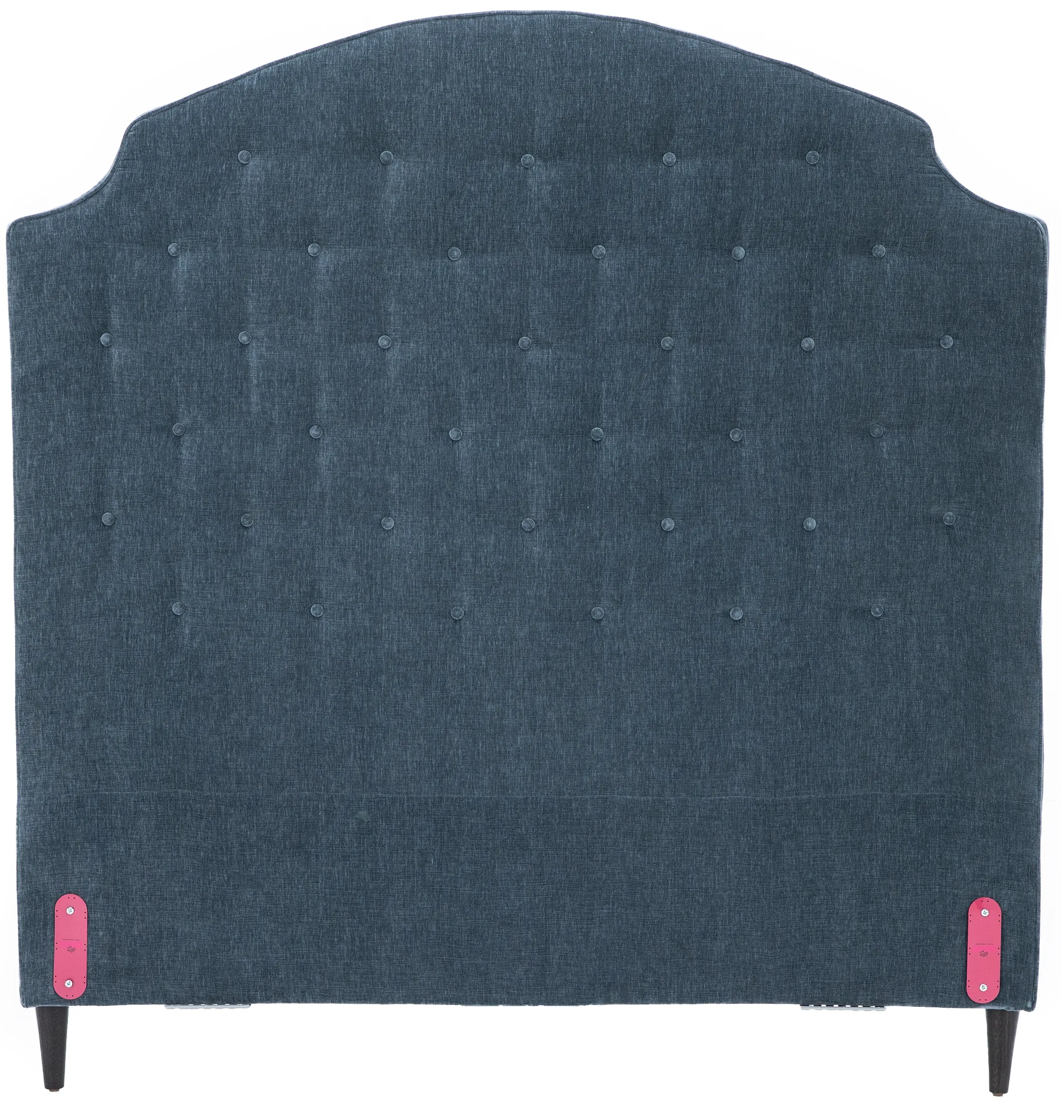 King 70" Button Tufted Arched Upholstered Headboard