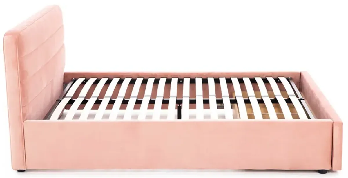 Modern 38" Queen Upholstered Storage Bed