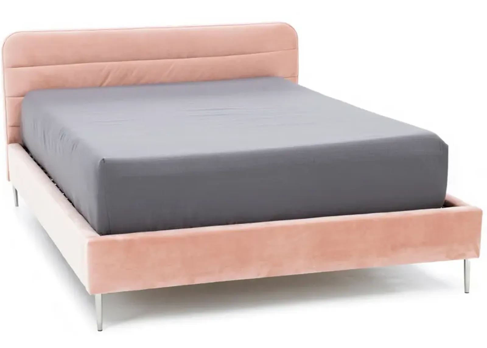 Modern 38" King Upholstered Bed