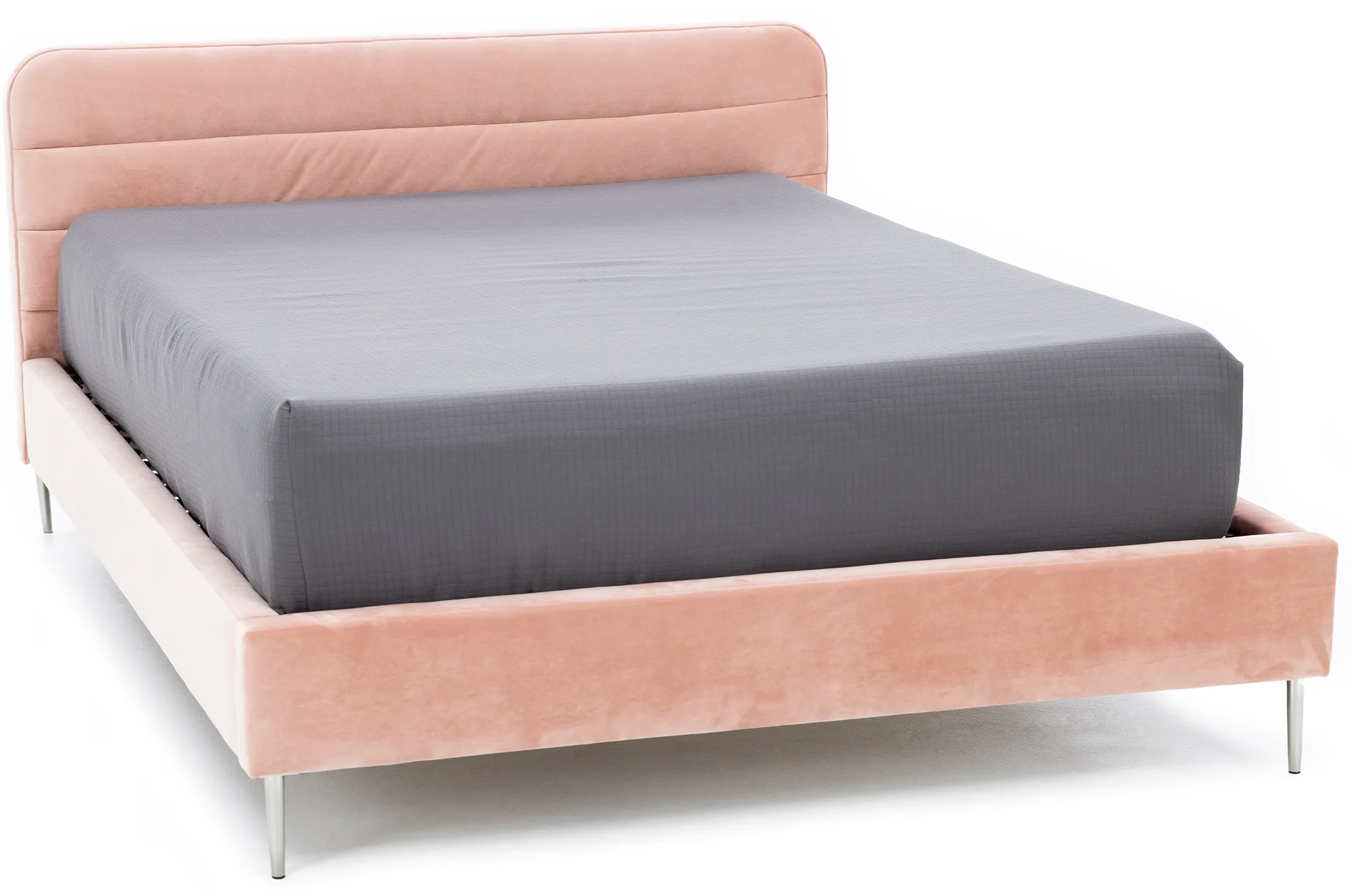 Modern 38" King Upholstered Bed