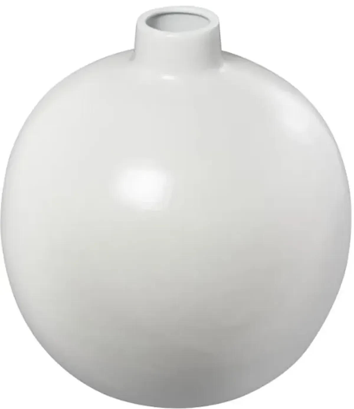 White Ceramic Vase 16"W x 17"H