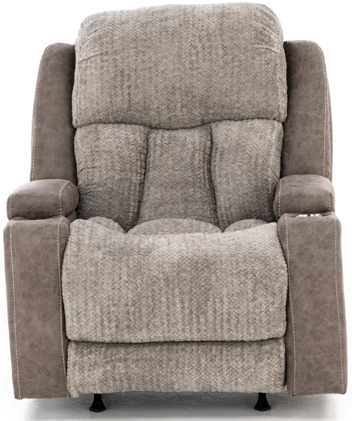 Euphoria Power Headrest Recliner With Massage in Brown