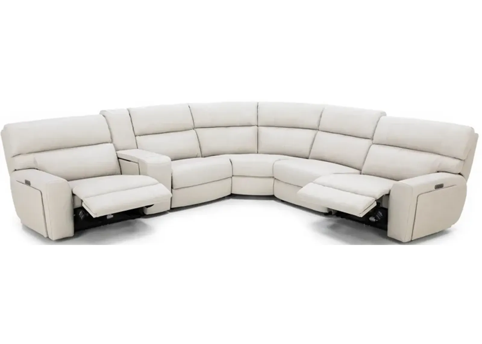 Teller 6-Pc. Leather Fully Loaded Zero Gravity Reclining Modular