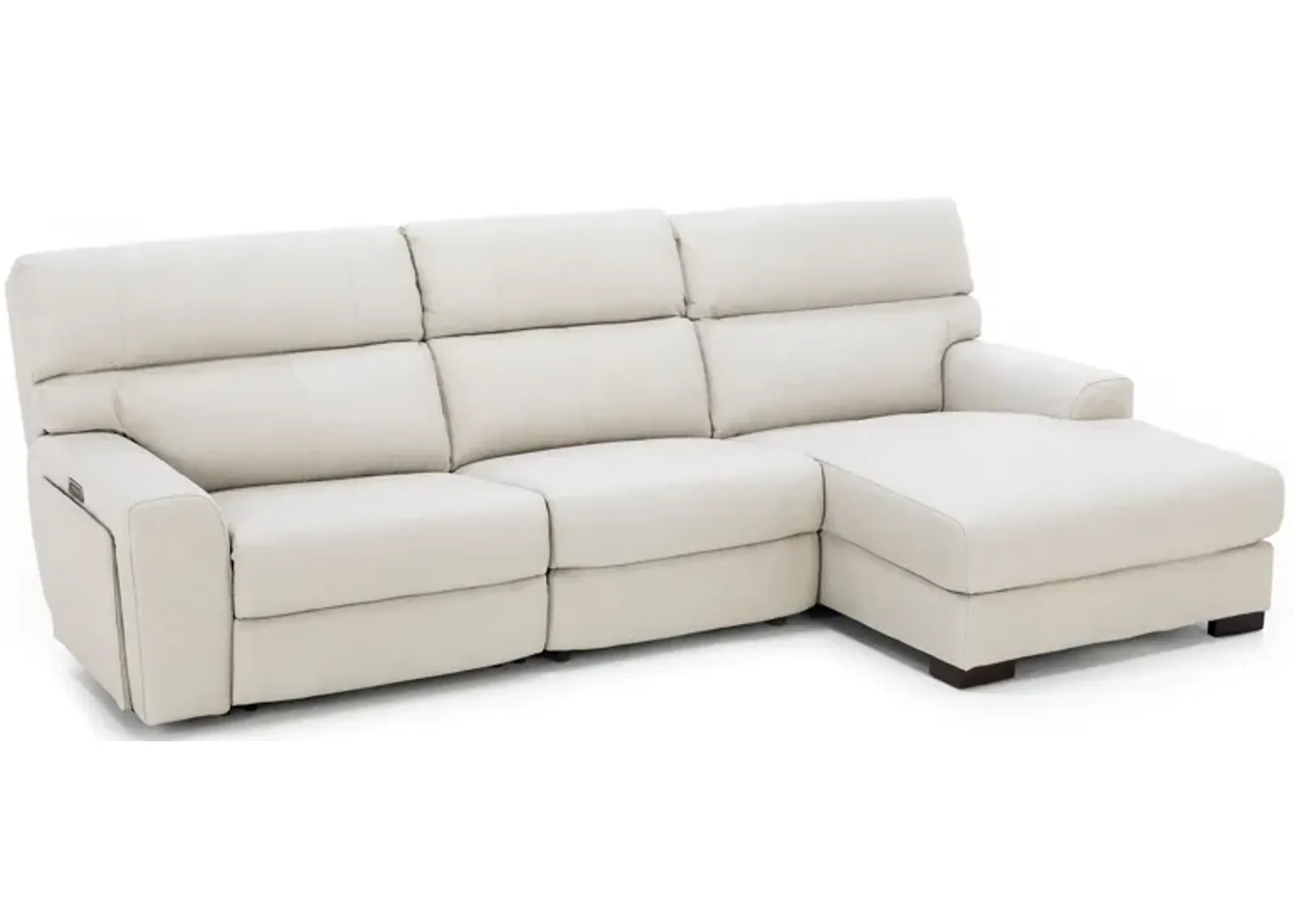 Teller 3-Pc. Leather Fully Loaded Zero Gravity Reclining Chaise Sofa