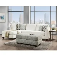 Parker 2-Pc. Chaise Sofa in Pearl
