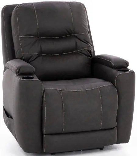 Chet Fully Loaded Wall Saver Recliner in Espresso