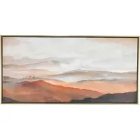 Sienna Framed Oil Painting 55"W x 27.5"H