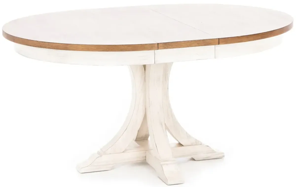 Farmhouse Reimagined 48-60" Round to Oval Dining Table