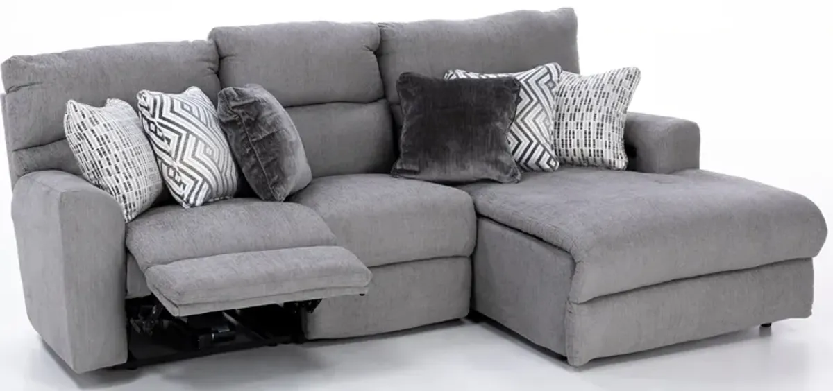 Brisbane 3-Pc. Power Reclining Chaise Sofa