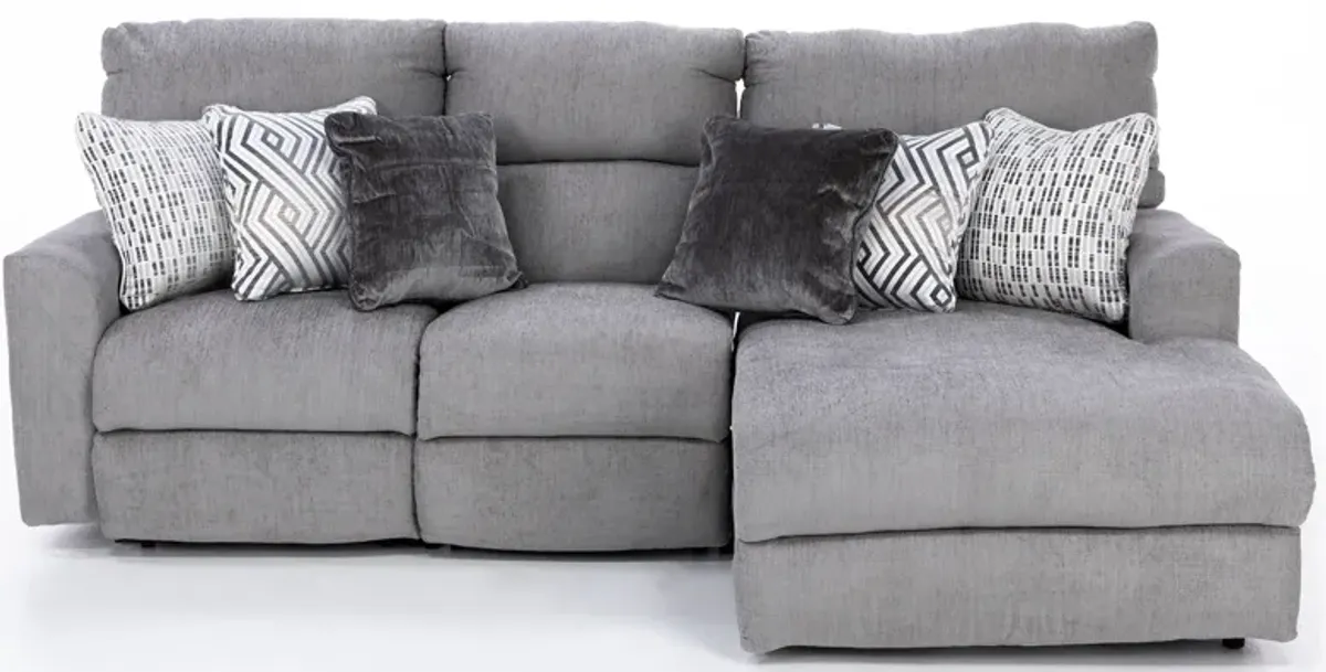 Brisbane 3-Pc. Power Reclining Chaise Sofa