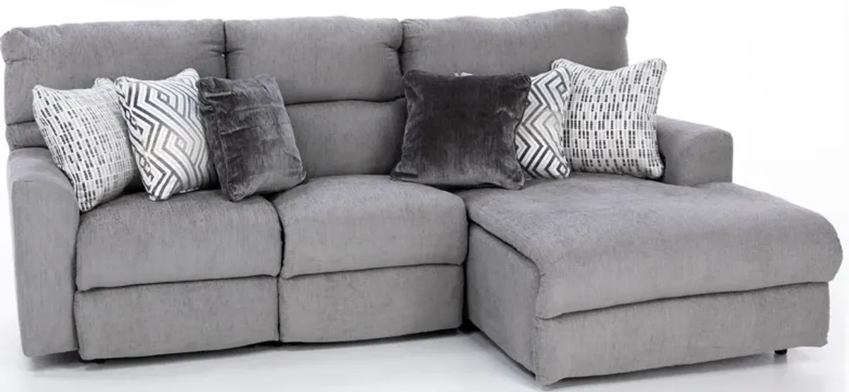 Brisbane 3-Pc. Power Reclining Chaise Sofa