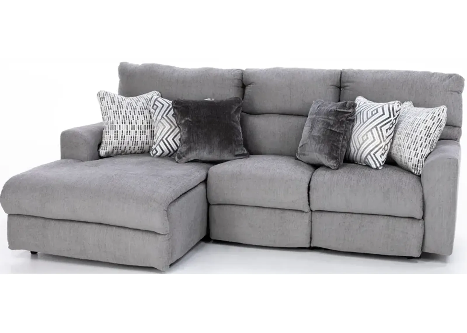 Brisbane 3-Pc. Power Reclining Chaise Sofa