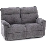 Jay Power Headrest Reclining Loveseat With Dual Wireless Remotes