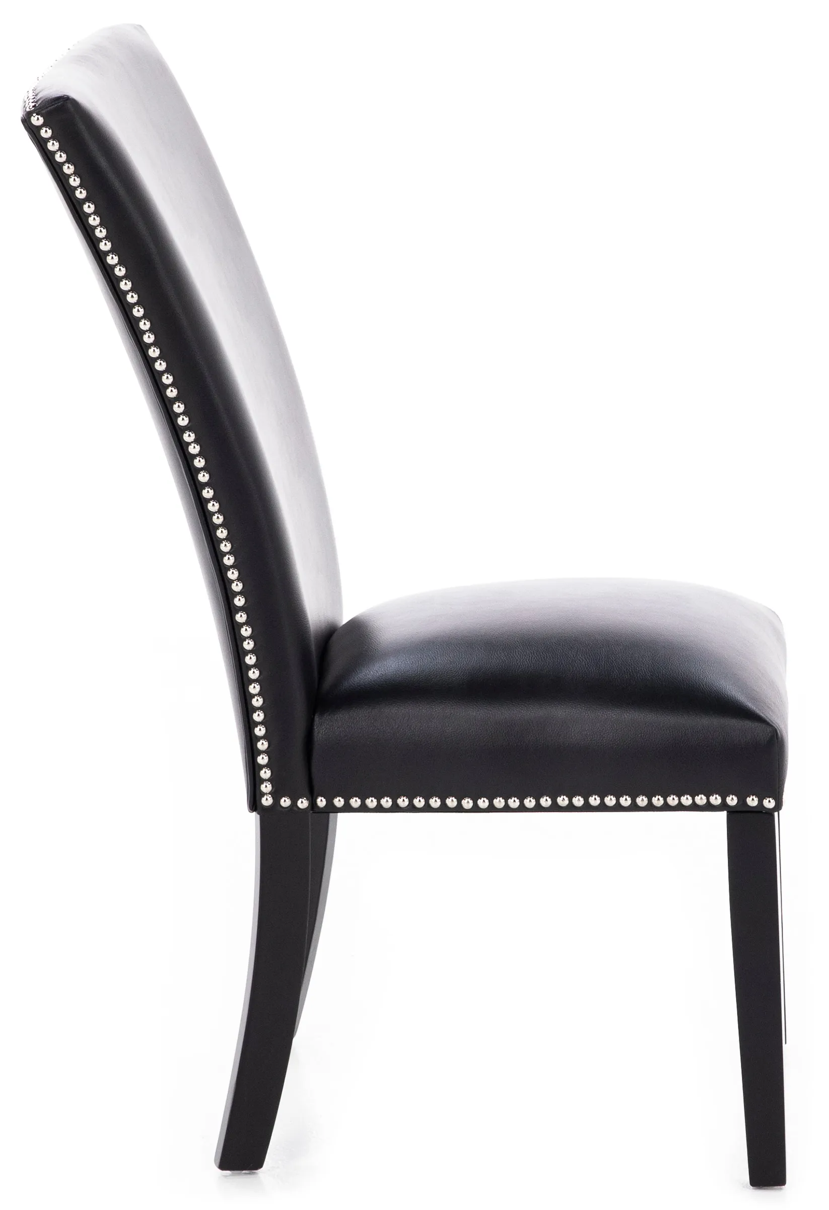 Beverly Black Upholstered Side Chair