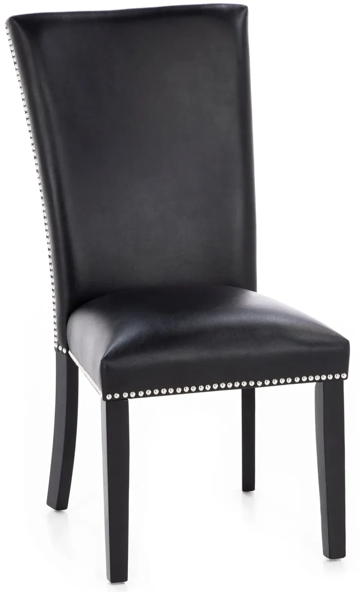 Beverly Black Upholstered Side Chair