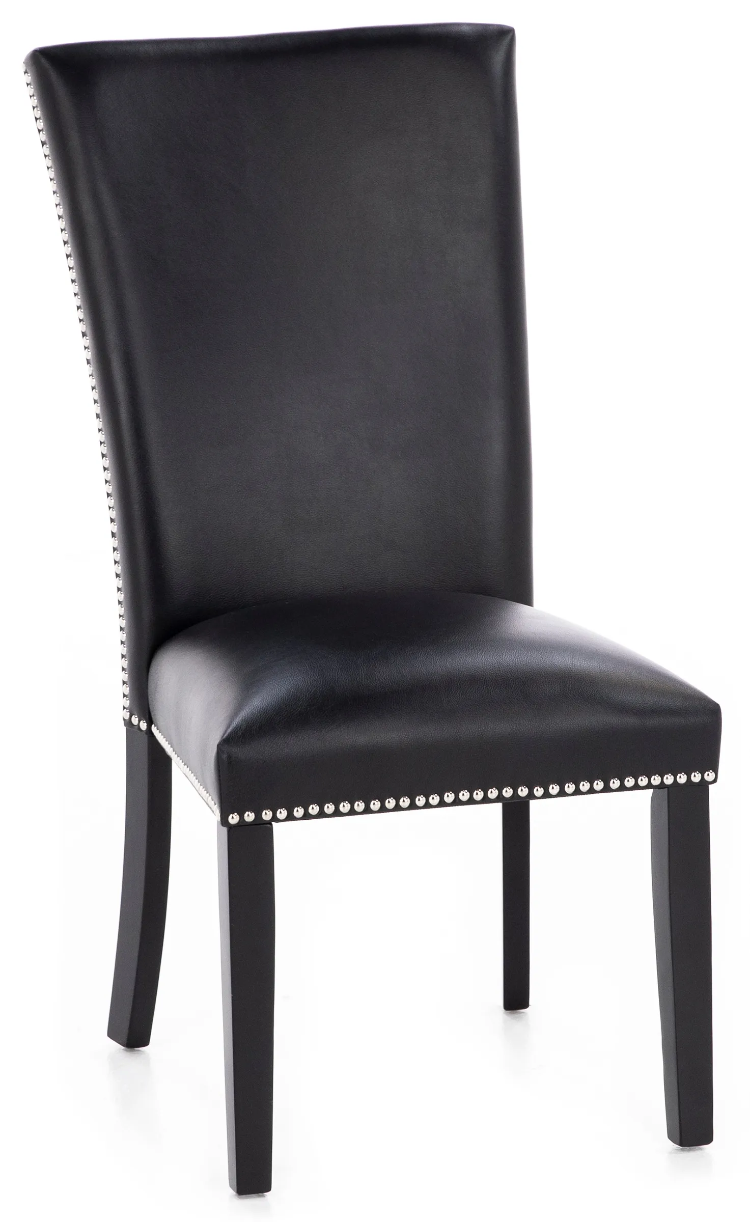 Beverly Black Upholstered Side Chair