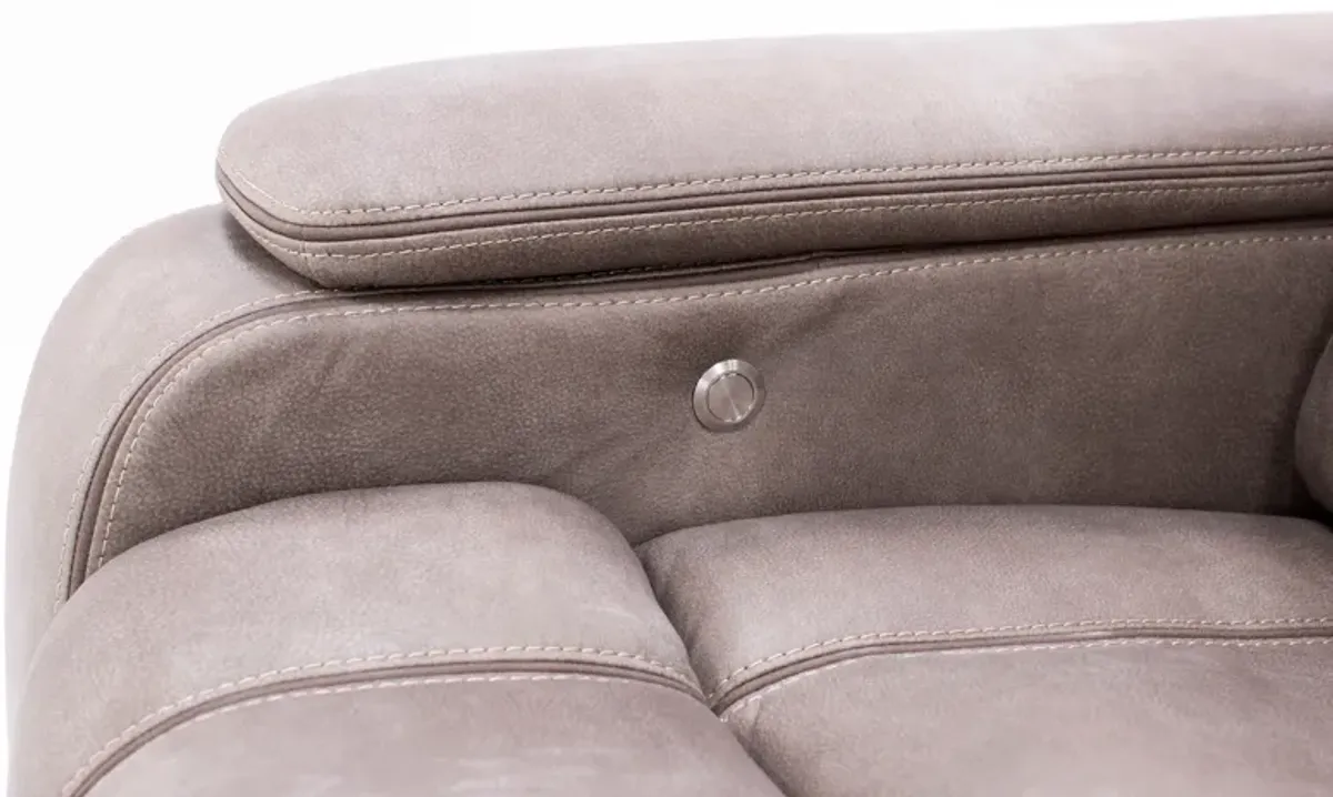 Direct Design Torino Fully Loaded Reclining Console Loveseat With Air Massage and Lights