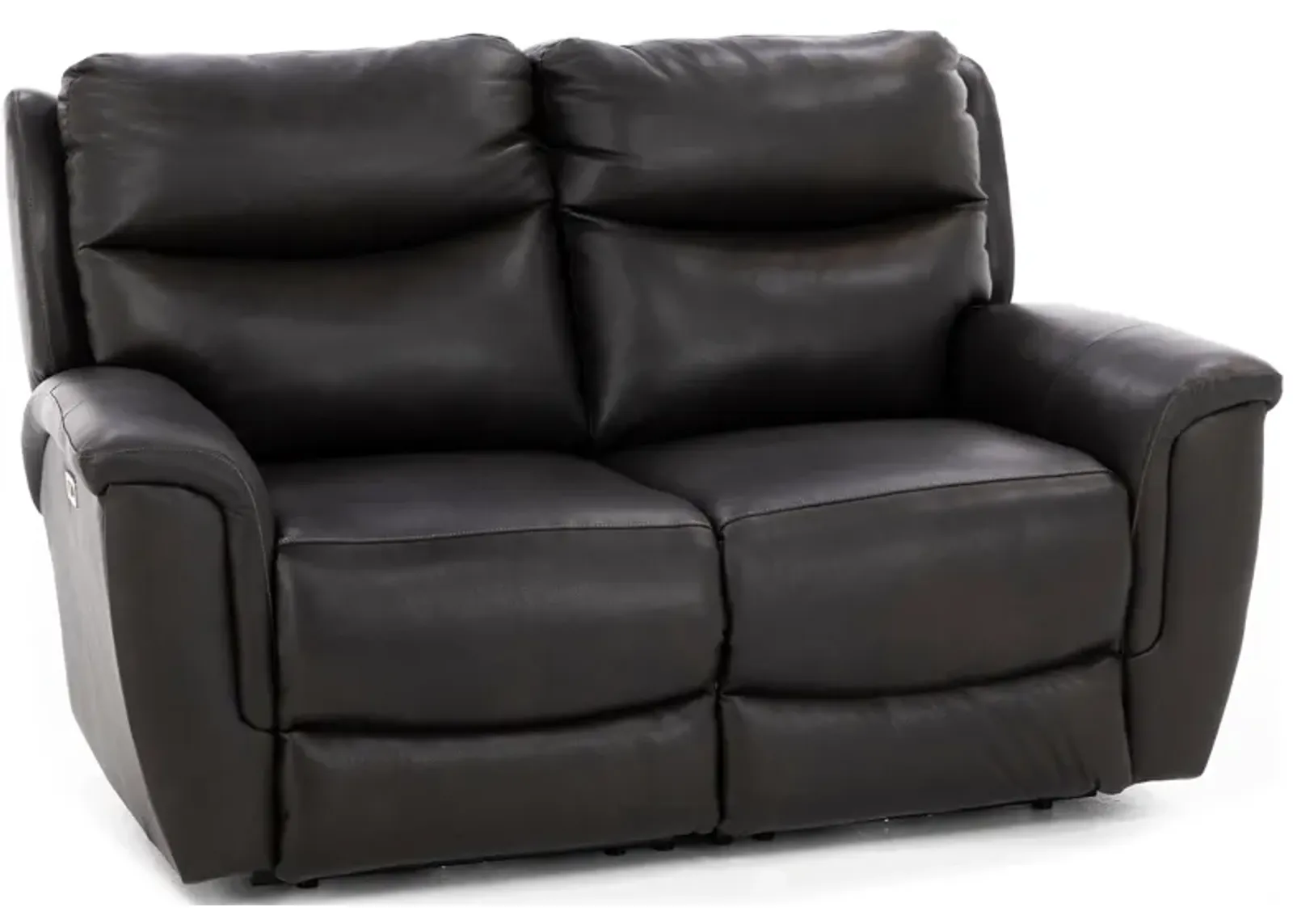 Maurice 2-Pc. Leather Power Headrest Reclining Loveseat