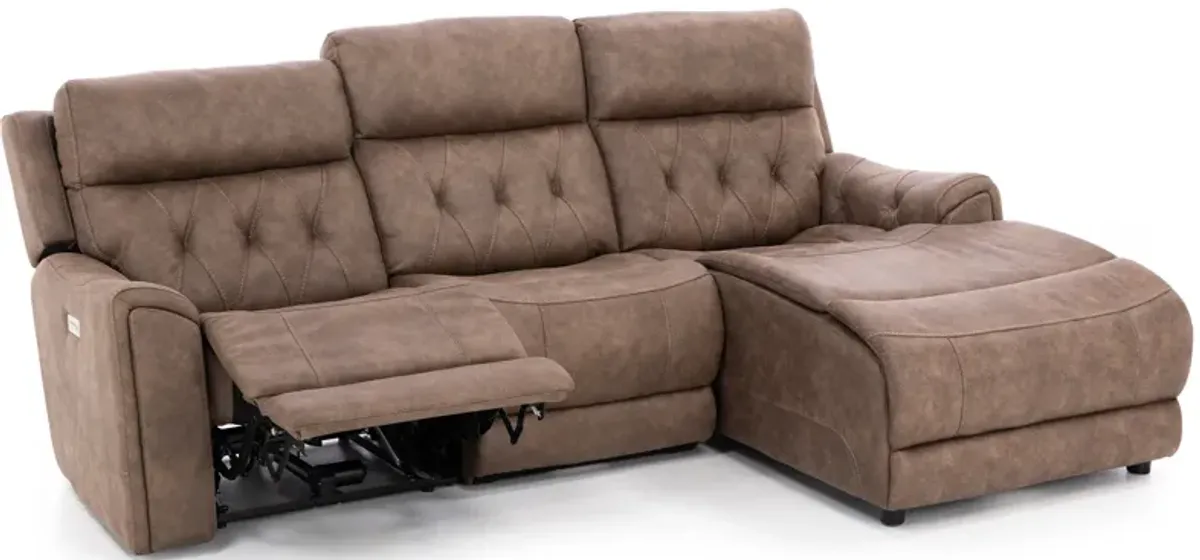 Canyon 3-Pc. Fully Loaded Reclining Chaise Sofa