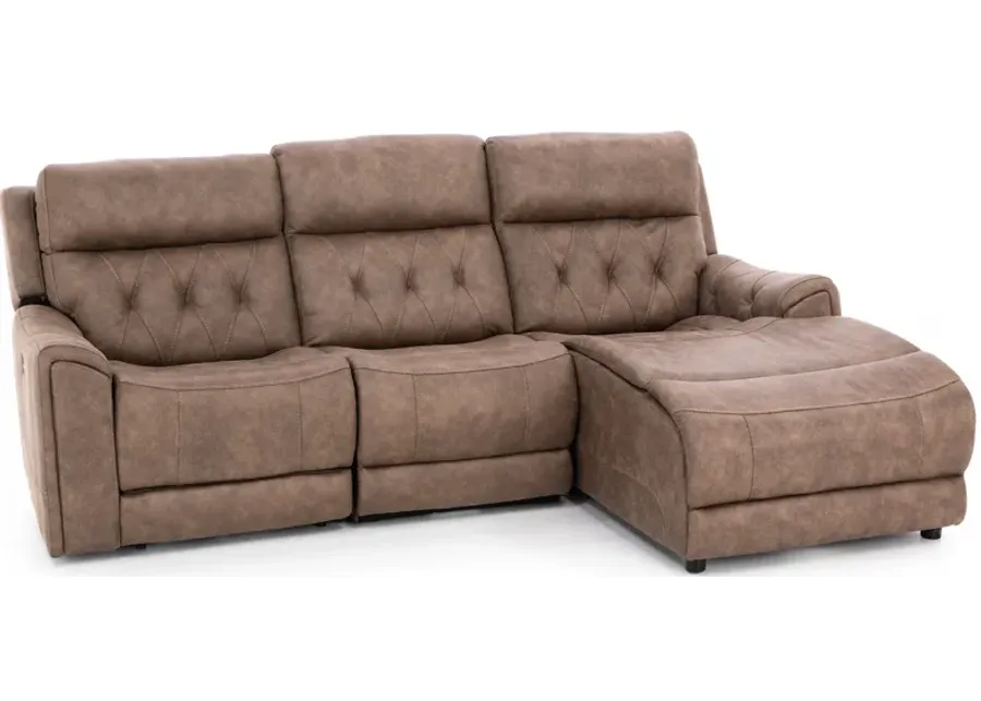 Canyon 3-Pc. Fully Loaded Reclining Chaise Sofa