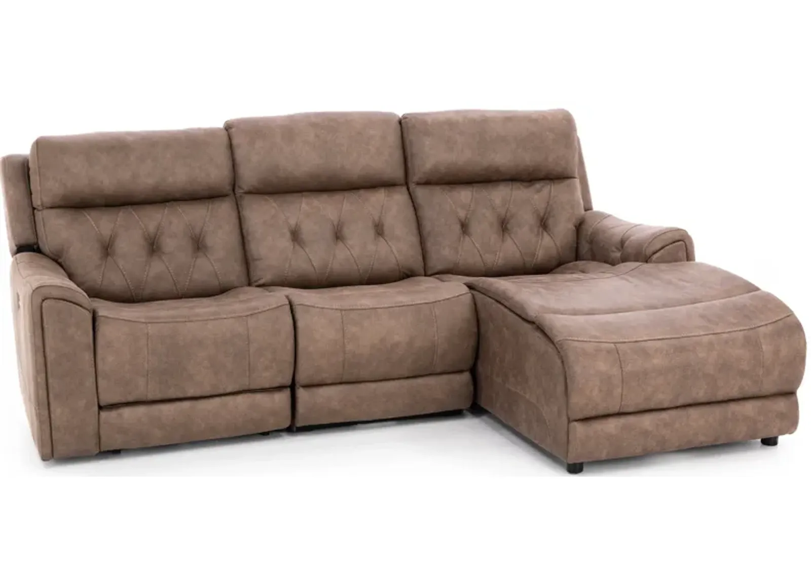 Canyon 3-Pc. Fully Loaded Reclining Chaise Sofa