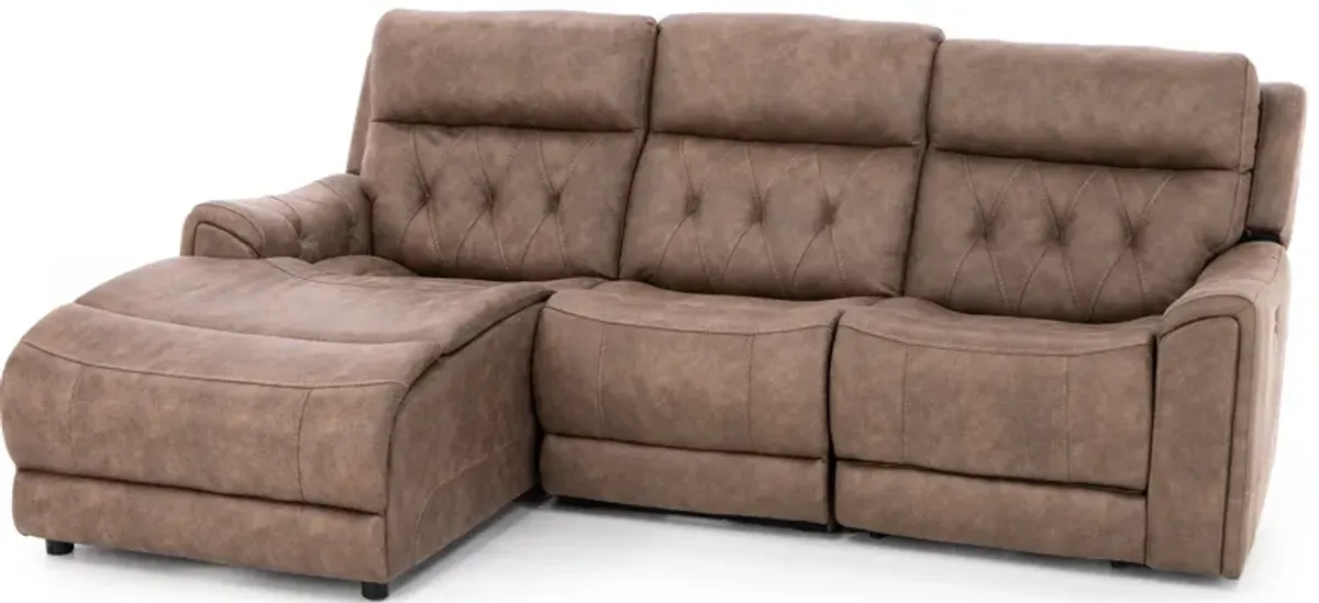 Canyon 3-Pc. Fully Loaded Reclining Chaise Sofa