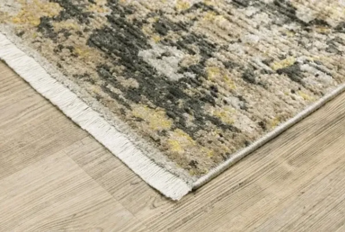 Bauer Abstract Area Rug 5'3"W x 7'6"L