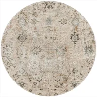 Brunswick Taupe/Olive/Teal Area Rug 7'10" Round