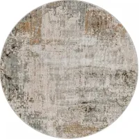 Brunswick Sage/Charcoal Abstract Area Rug 7'10" Round