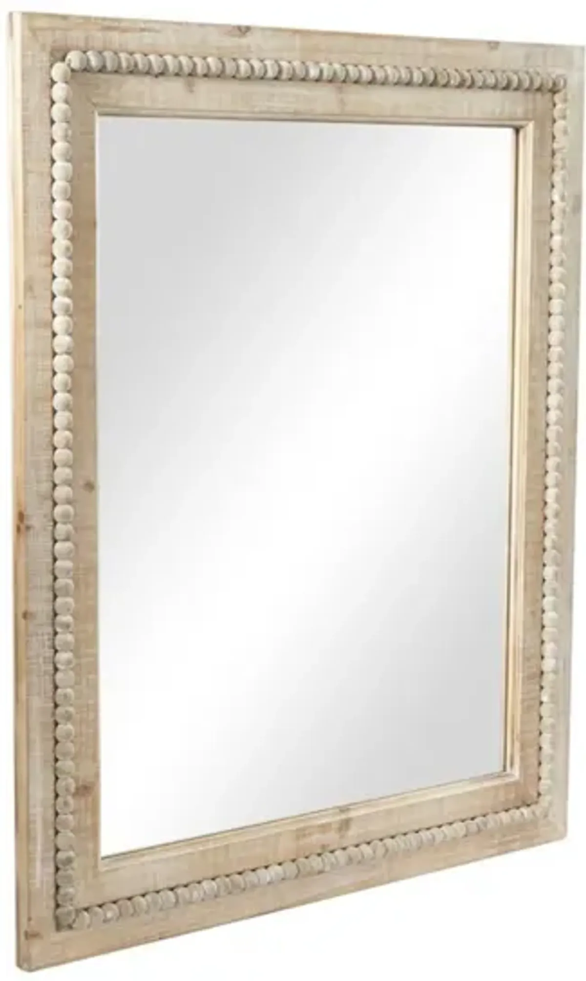 Natural Wood Wall Mirror 30"W x 36"H