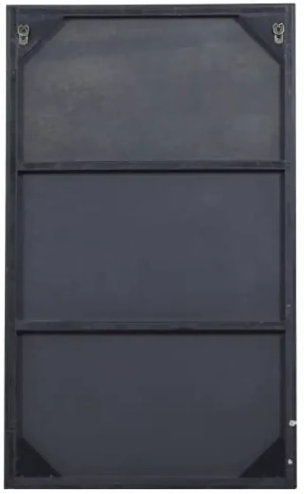 Black Wood Wall Mirror 24"W x 40"H