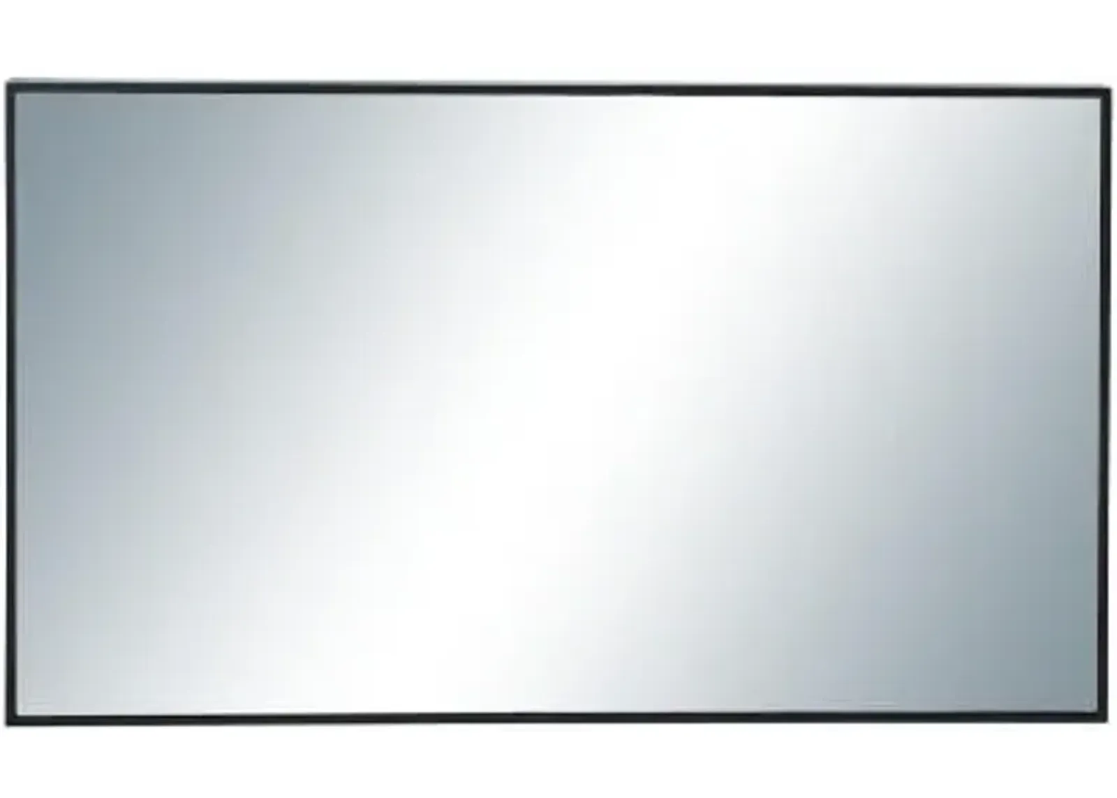 Black Wood Wall Mirror 24"W x 40"H