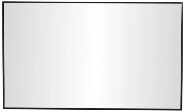 Black Wood Wall Mirror 24"W x 40"H