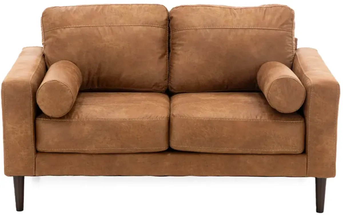 Jade Loveseat in Caramel